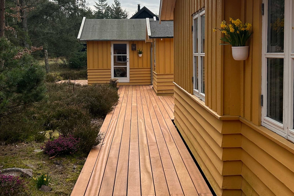 Sommerhus med Tatajuba terrasse.