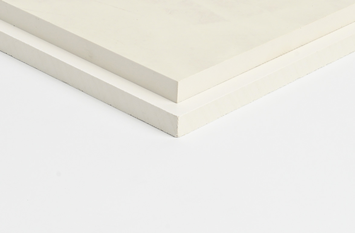 Keflico Compact bordpl., White Matt/Light Stone Matt, FSC Mix 70%