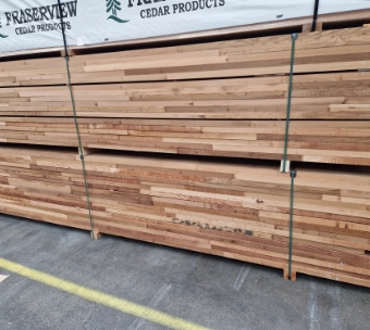 Western Red Cedar, Fingersamlet, Ovnt. 16-18%, 100% PEFC