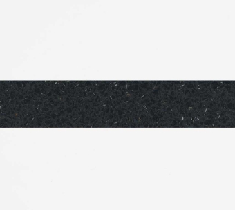 Kantbånd (indpakket) Keflico bordpl, Sort Terrazzo