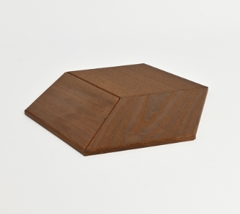 Thermory ThermoWood, Ask, dekorative fliser, Rhombe