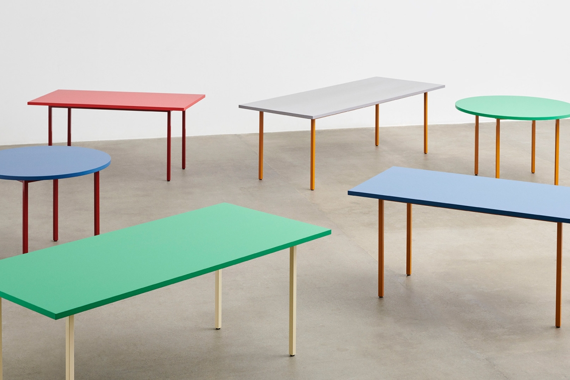 HAY 
Two-Colour borde 
i Valchromat.