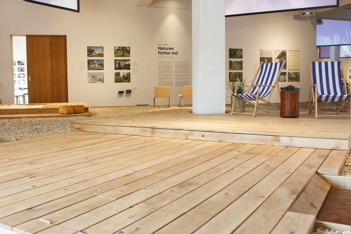 Terrassebrædder til 
Utzon Center.