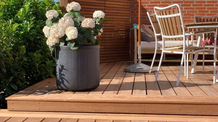 En terrasse i Ipé har en 
helt unik styrke og lang levetid..