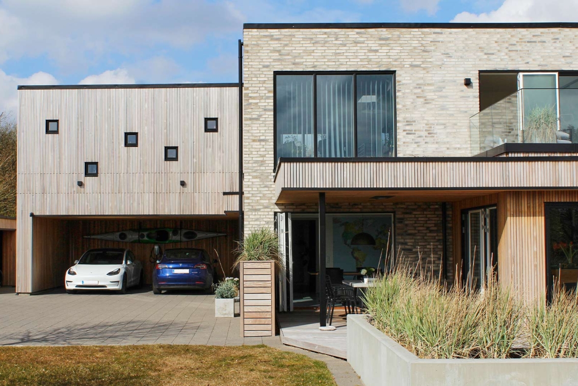 Villa med WRC-lister 
og Ipé-terrasse.