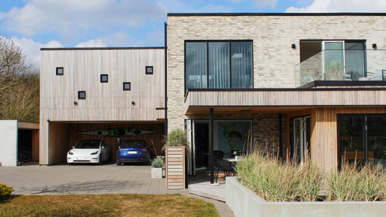 Villa med WRC-lister 
og Ipé-terrasse.