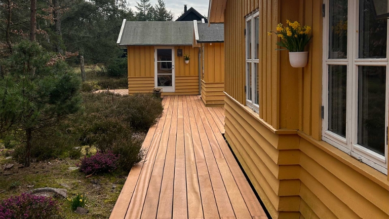 Sommerhus med Tatajuba terrasse.